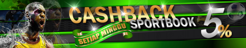 BONUS CASHBACK SPORTBOOK 5% BONUS CASHBACK SPORTBOOK 5%